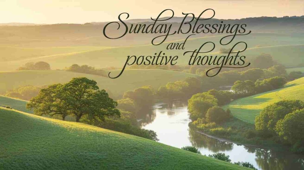 Sunday Blessings and Positive Thoughts