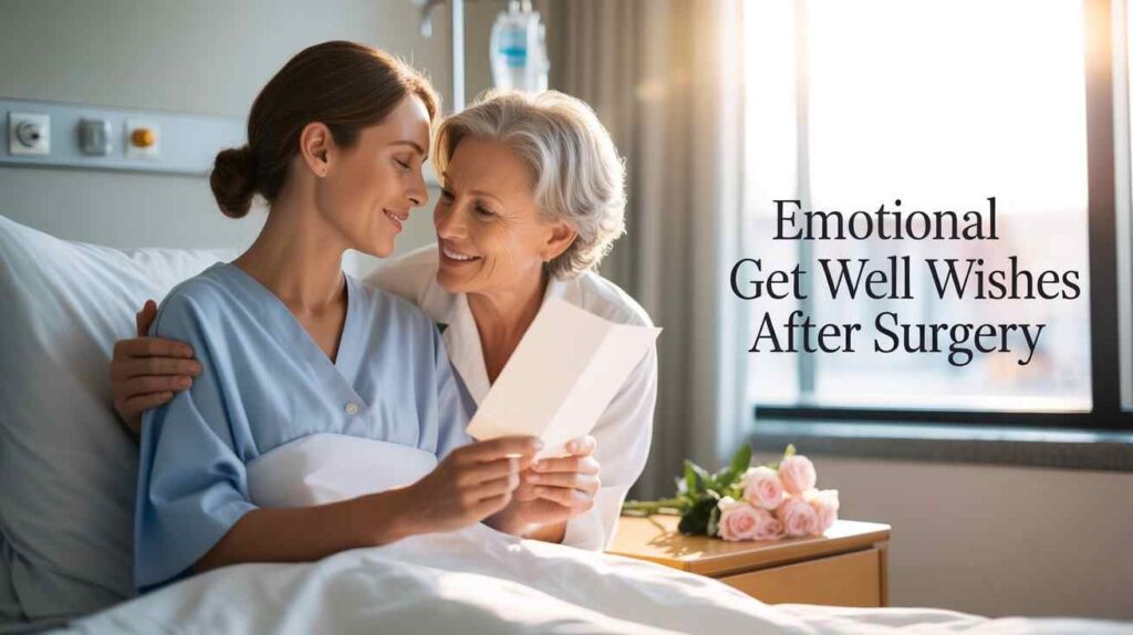 Get well wishes after surgery