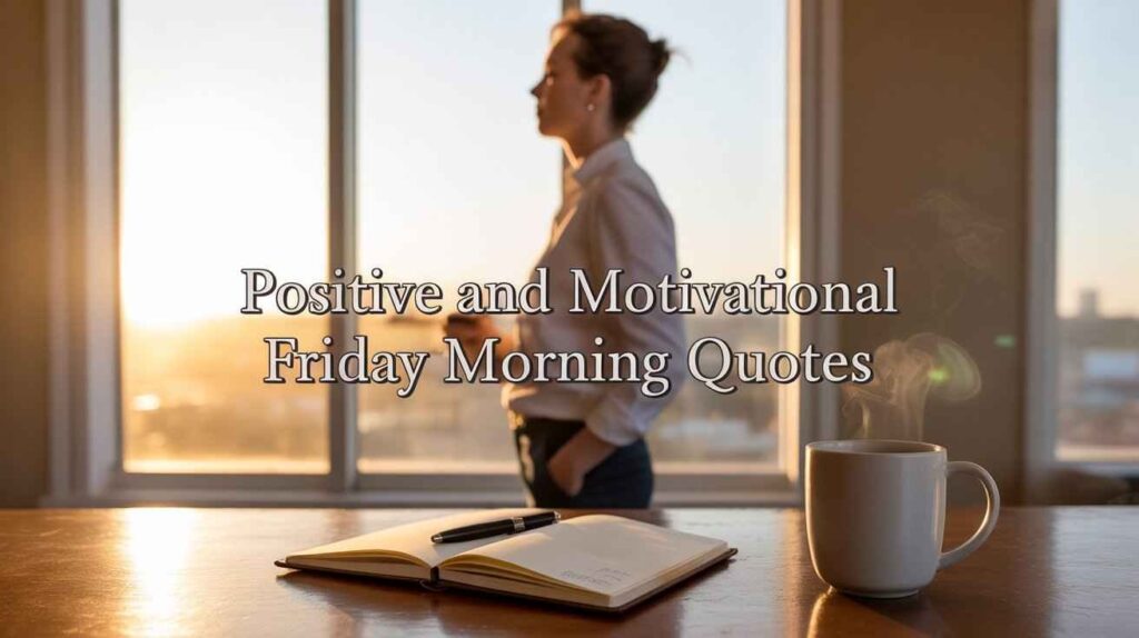 Positive and Motivational Friday Morning Quotes