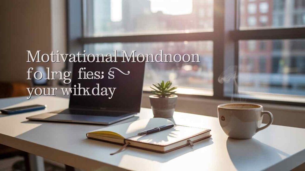 Motivational Monday Afternoon Blessings for Your Workday