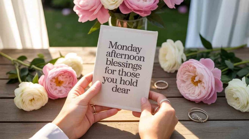 Monday Afternoon Blessings for Those You Hold Dear