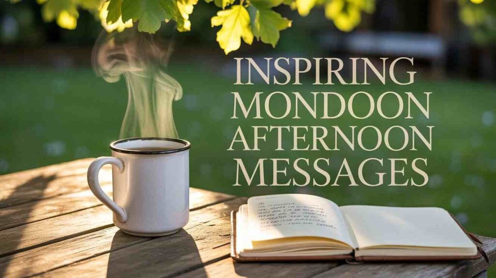 Inspiring Monday Afternoon Messages