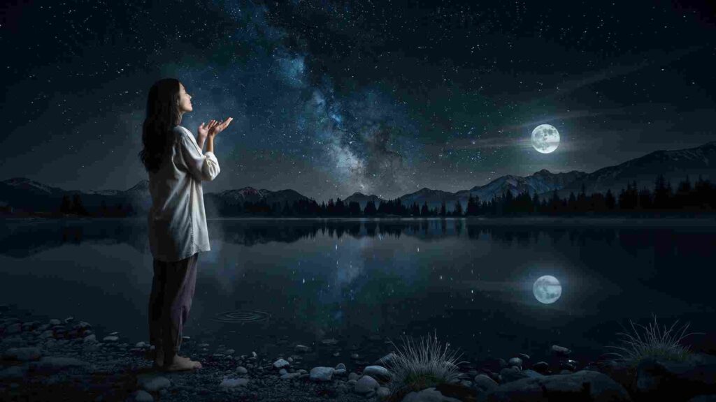Positive Inspirational Good Night Blessings for Calm Nights
